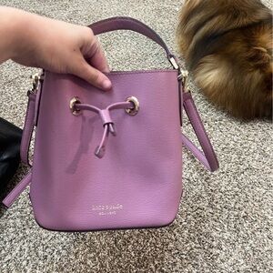 Kate Spade Purple Bucket Bag